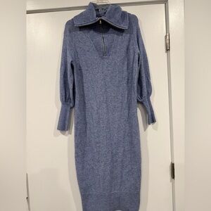 JCREW quarter zip sweaterdress